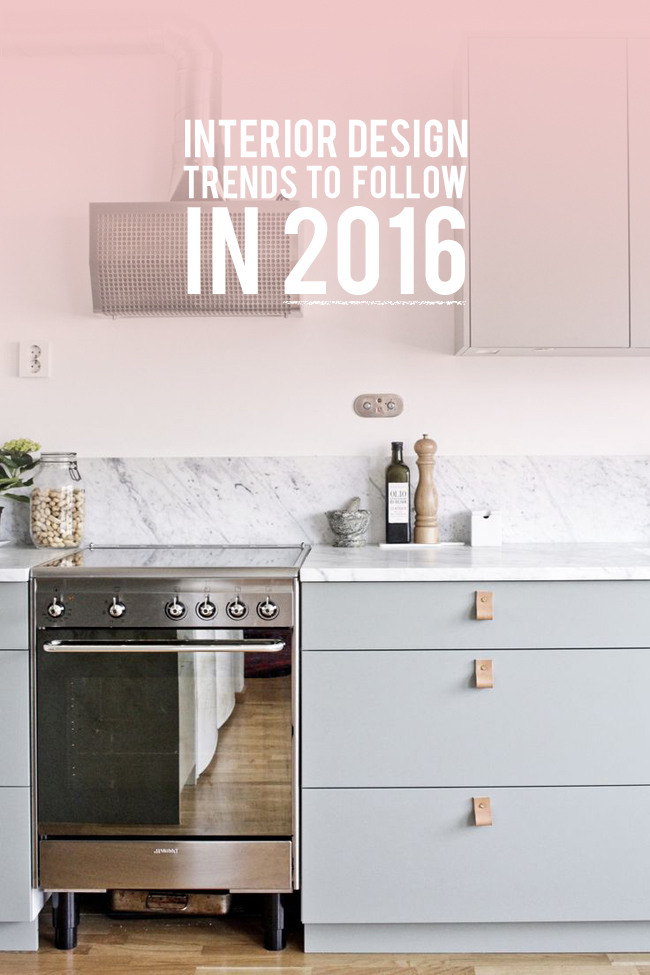 My Favourite Design Trends for 2016 | lark & linen