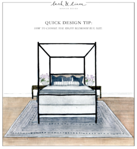 Quick Design Tip: How to Choose the Right Bedroom Rug Size