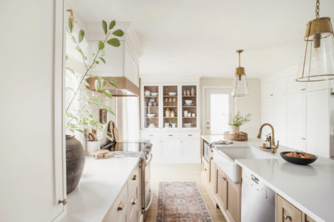 This Home Tour Boasts the Dreamiest White & Wood Kitchen